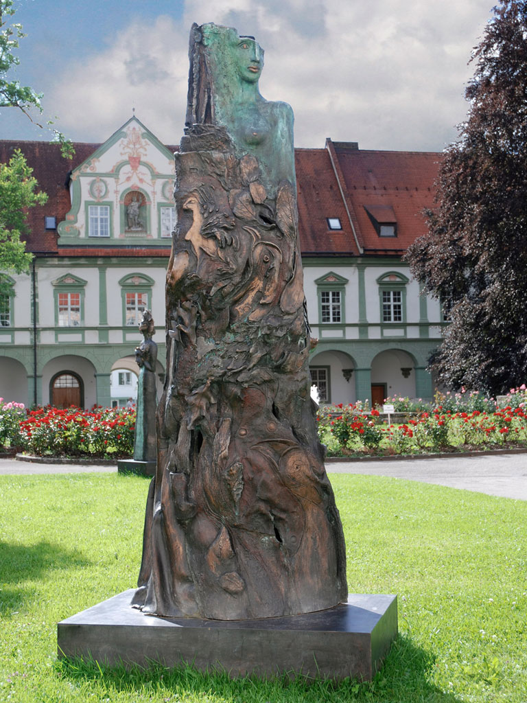 Skulptur, Antje Tesche-Mentzen, Bronze, Benediktbeuern