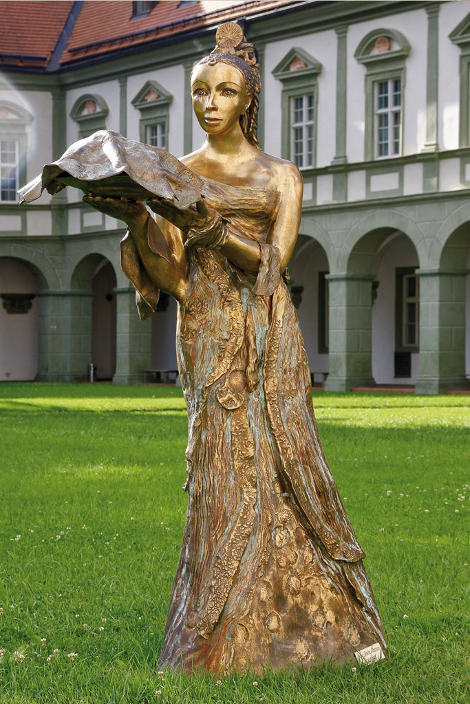 Antje Tesche-Mentzen, Skulptur, Bronze, Salome, Benediktbeuern